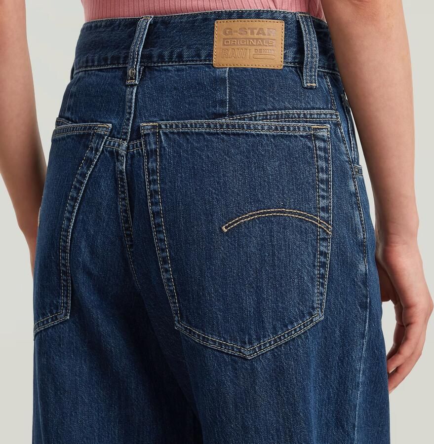 G-Star RAW Skater High Loose Jeans Donkerblauw Dames - Foto 5