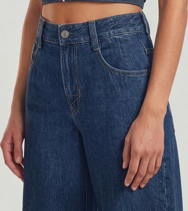 G-Star RAW Skater High Loose Jeans Donkerblauw Dames - Foto 8