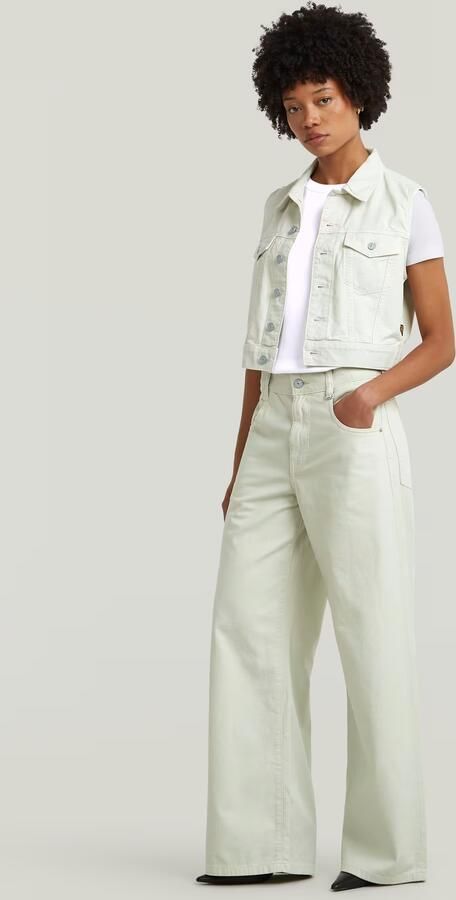 G-Star RAW Skater High Loose Jeans Groen Dames - Foto 5