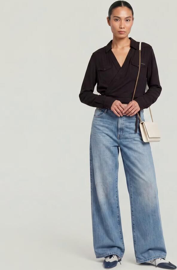 G-Star RAW Skater High Loose Jeans Lichtblauw Dames - Foto 6