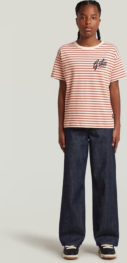 G-Star RAW Skater High Loose Jeans Meisjes Donkerblauw meisjes - Foto 5