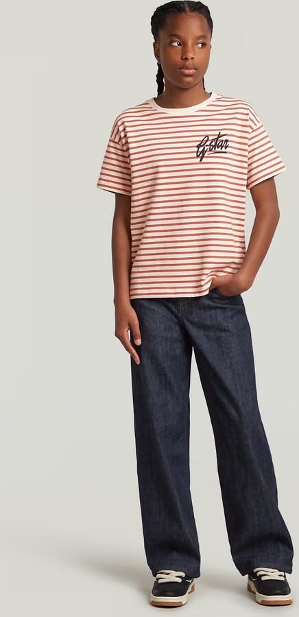 G-Star RAW Skater High Loose Jeans Meisjes Donkerblauw meisjes - Foto 6