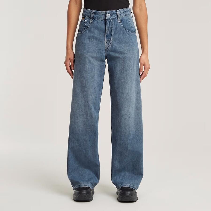 G-Star RAW Skater High Loose Jeans Midden blauw Dames - Foto 7