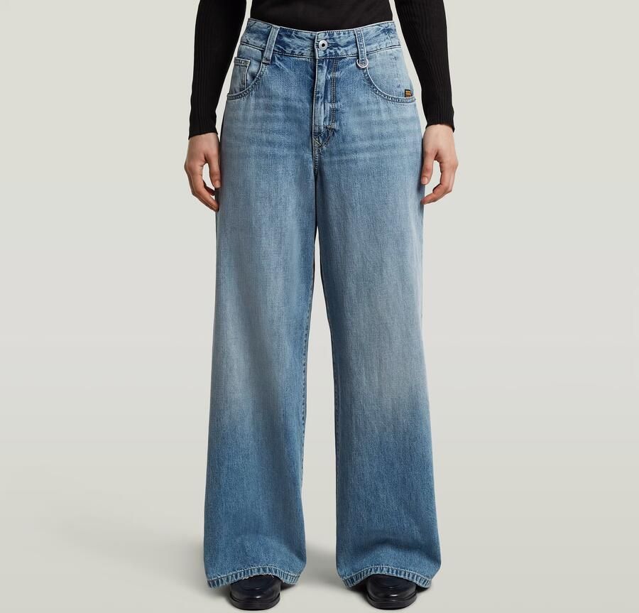 G-Star RAW Skater High Loose Jeans Midden blauw Dames