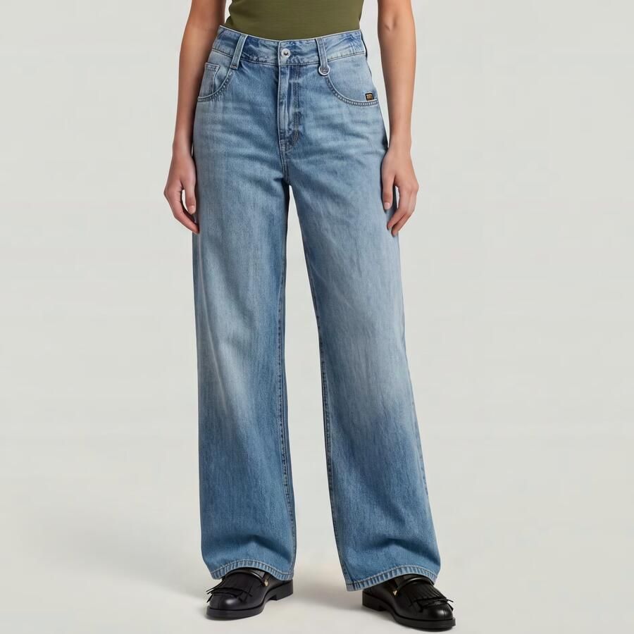 G-Star RAW Skater High Loose Jeans Midden blauw Dames - Foto 3