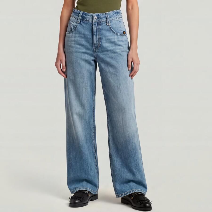 G-Star RAW Skater High Loose Jeans Midden blauw Dames - Foto 3