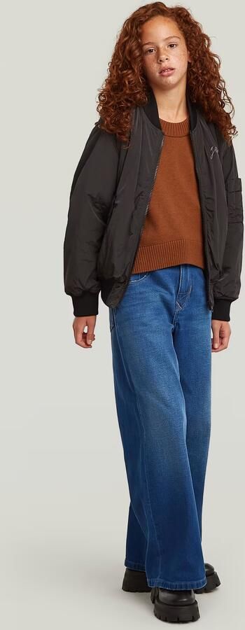 G-Star RAW Skater High Loose Jeans voor meisjes Donkerblauw meisjes - Foto 6