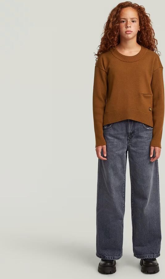 G-Star RAW Skater High Loose Jeans voor meisjes Donkerblauw meisjes - Foto 9