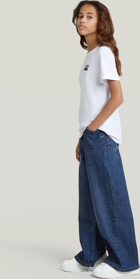 G-Star RAW Skater High Loose Jeans voor meisjes Midden blauw meisjes - Foto 5