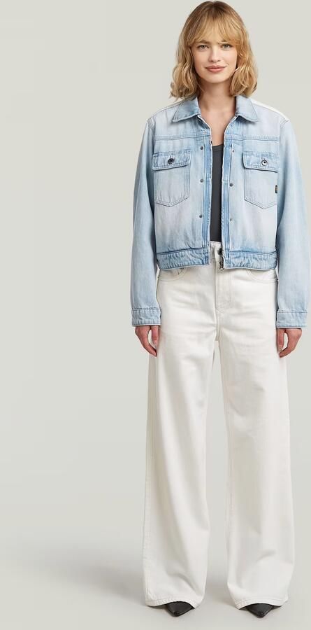 G-Star RAW Skater High Loose Jeans Wit Dames - Foto 6