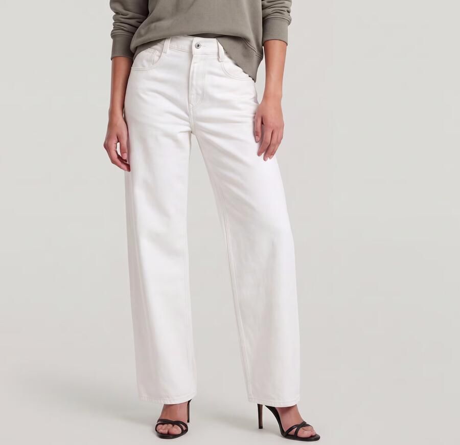G-Star RAW Skater High Loose Jeans Wit Dames - Foto 4