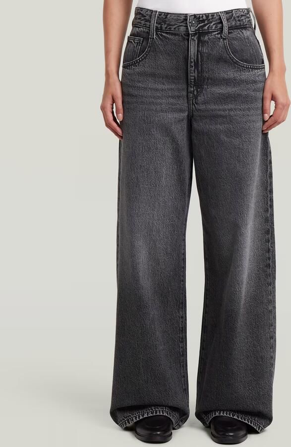 G-Star RAW Skater Long Pocket High Loose Jeans Grijs Dames - Foto 6