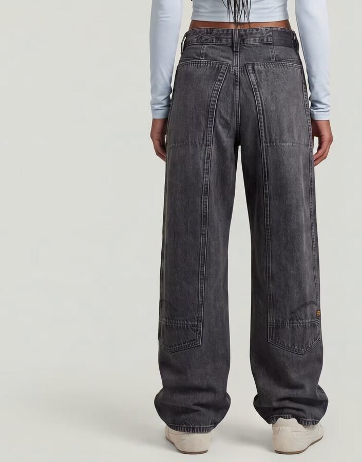 G-Star RAW Skater Long Pocket High Loose Jeans Grijs Dames - Foto 4