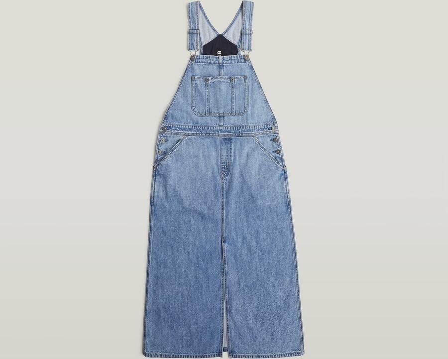 G-Star RAW Skater Maxi Tuinbroekjurk Midden blauw Dames