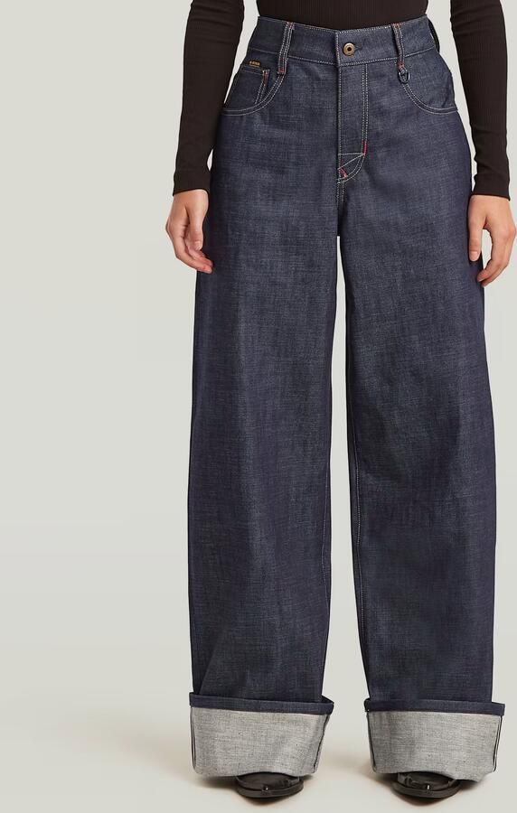 G-Star RAW Skater Selvedge Jeans Donkerblauw Dames - Foto 7