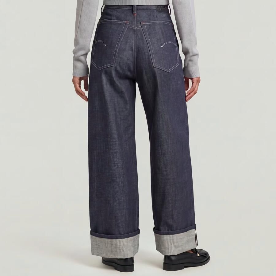 G-Star RAW Skater Selvedge Jeans Donkerblauw Dames - Foto 3