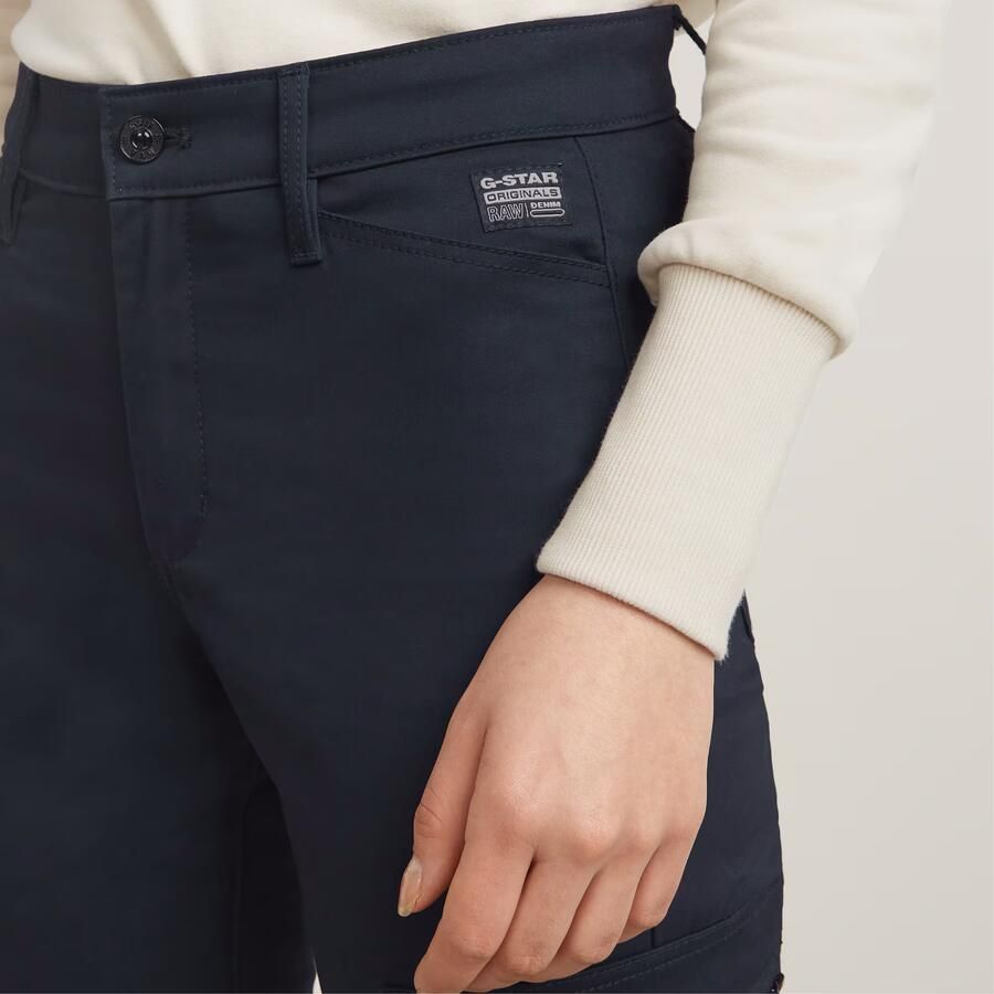 G-Star RAW Skinny Cargo Broek 2.0 Donkerblauw Dames - Foto 4