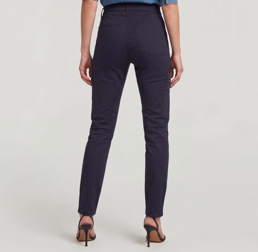 G-Star RAW Skinny Cargo Broek 2.0 Donkerblauw Dames - Foto 3
