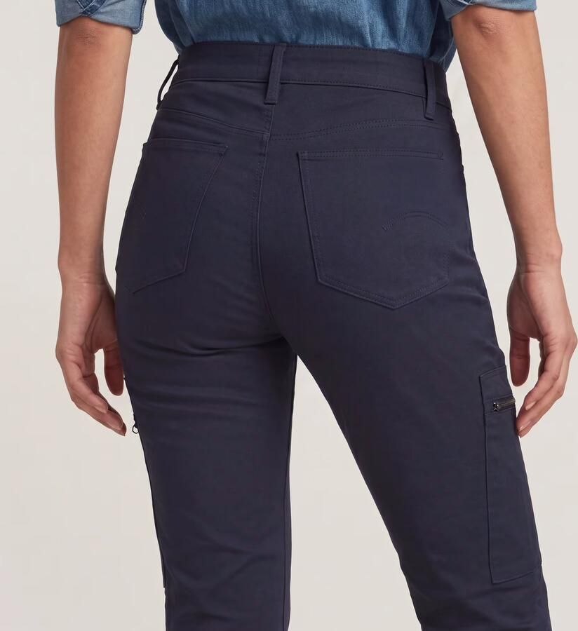 G-Star RAW Skinny Cargo Broek 2.0 Donkerblauw Dames - Foto 5