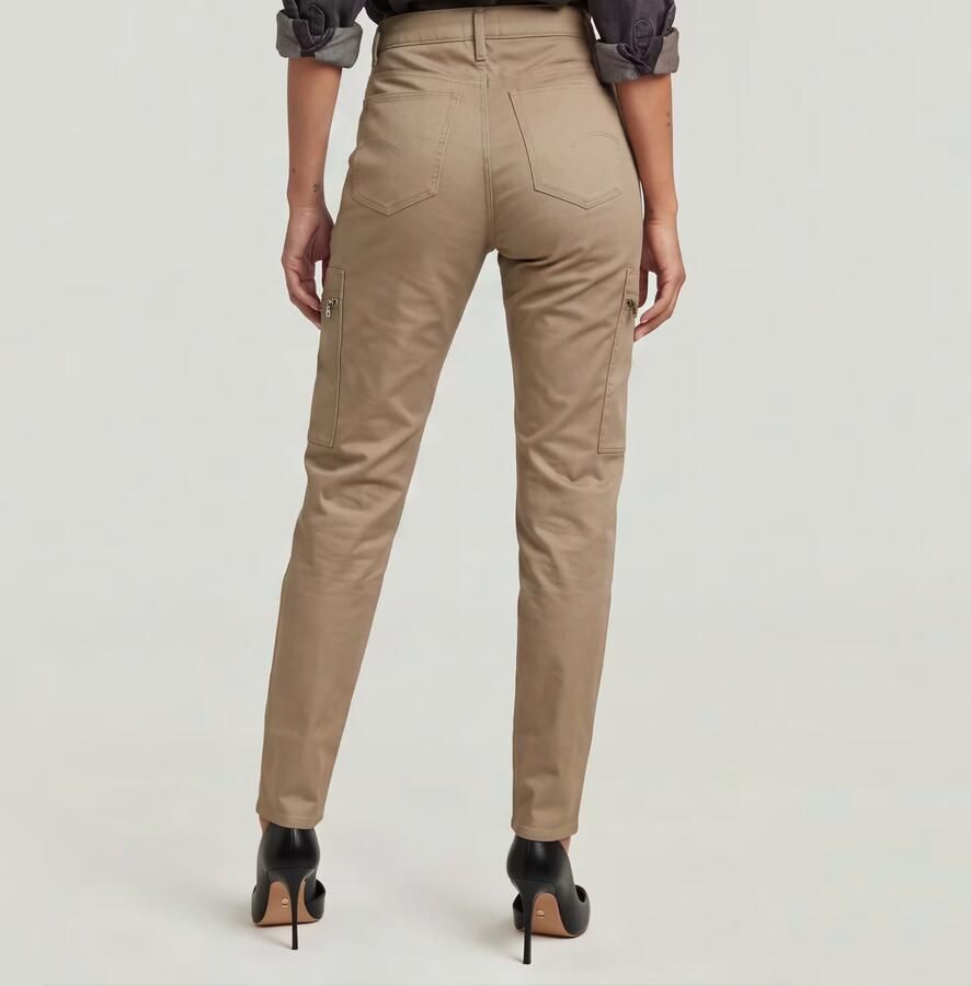 G-Star RAW Skinny Cargobroek 2.0 Beige Dames - Foto 4