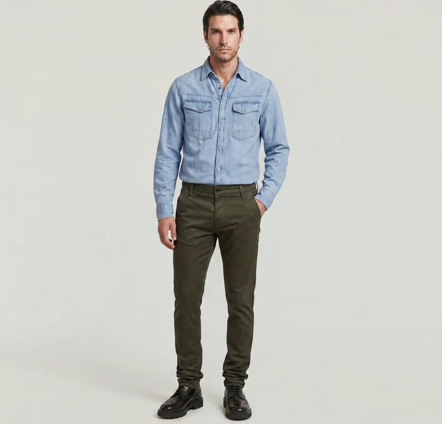 G-Star Raw Skinny fit chino met achterzakken - Foto 13