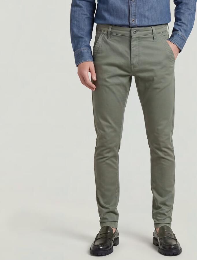 G-Star RAW Skinny Chino 3.0 Groen Heren - Foto 5
