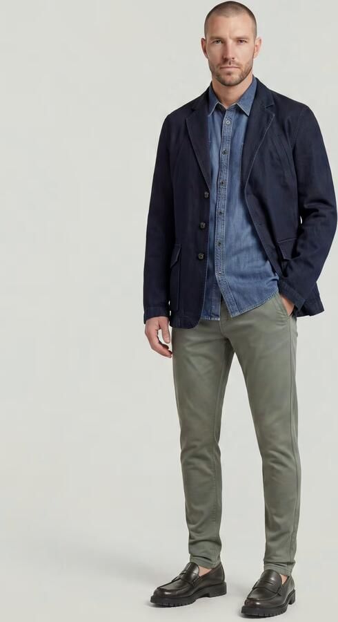 G-Star RAW Skinny Chino 3.0 Groen Heren - Foto 6