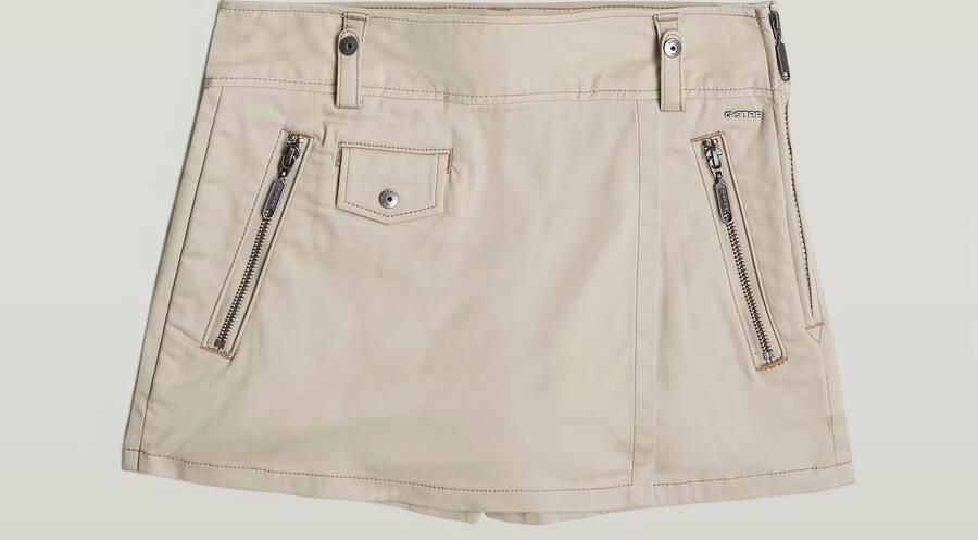 G-Star RAW Skorts Regular Fit Beige Dames - Foto 5