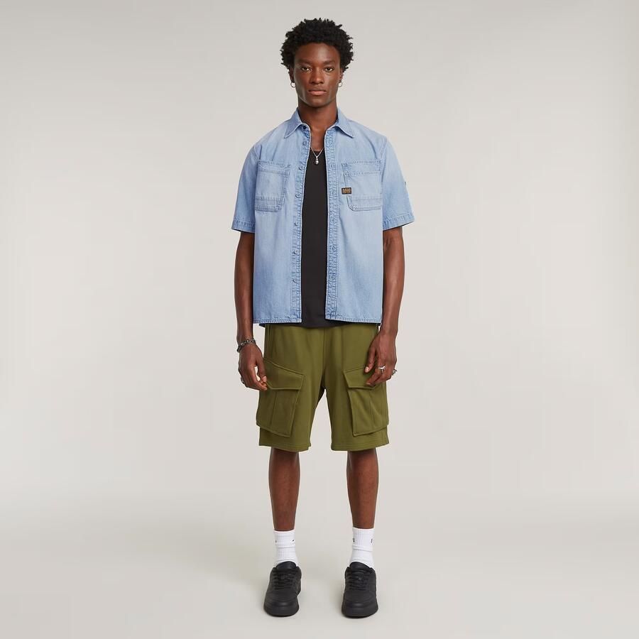 G-Star Raw Overhemd Lange Mouw Chemise en jean à double poche oblique - Foto 2