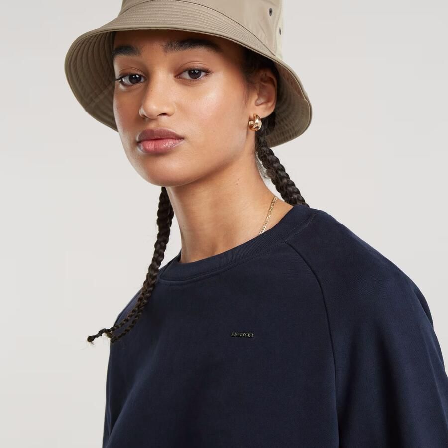 G-Star RAW Sleeve Construction Sweater Donkerblauw Dames - Foto 3