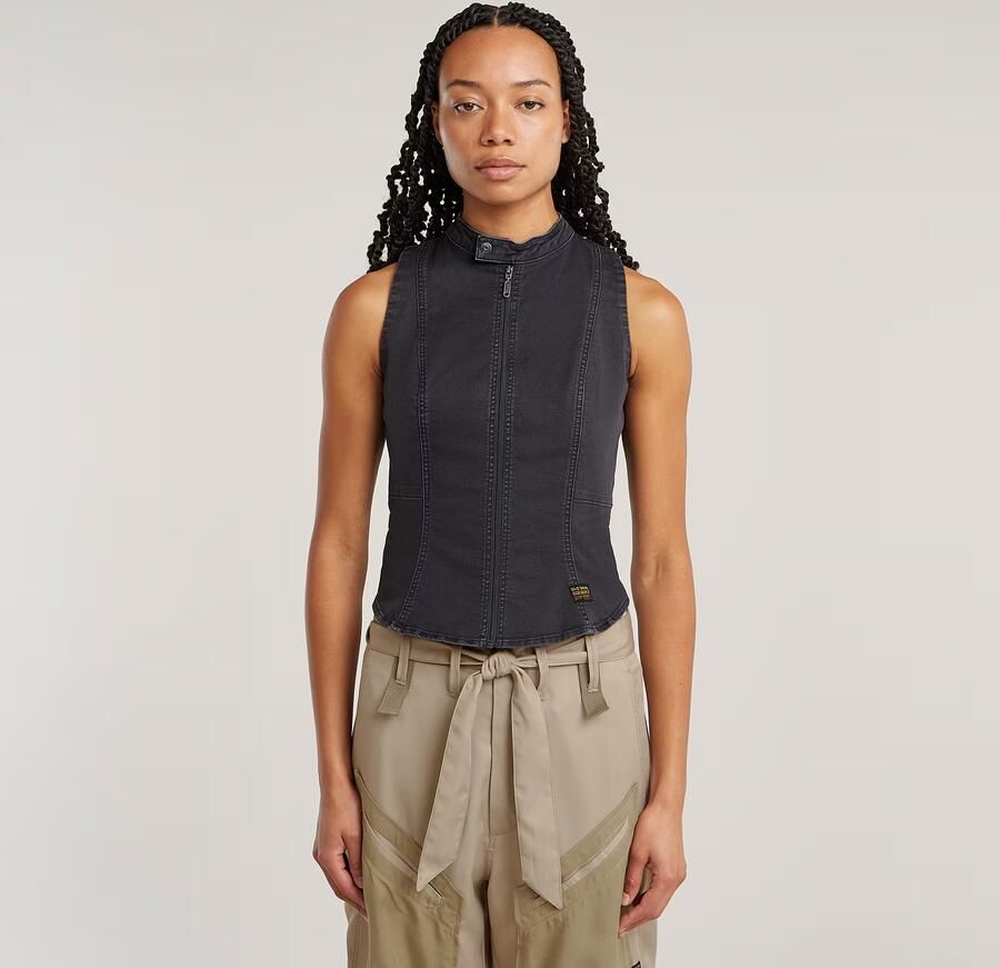 G-Star RAW Sleeveless Top Grijs Dames - Foto 7