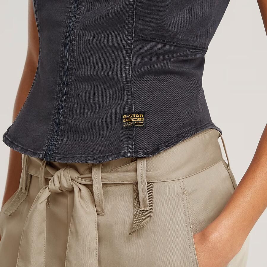 G-Star RAW Sleeveless Top Grijs Dames