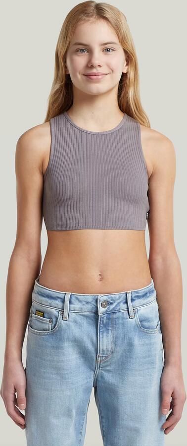 G-Star RAW Sleeveless Top voor meisjes Grijs meisjes - Foto 5