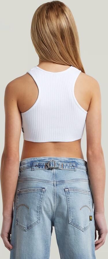 G-Star RAW Sleeveless Top voor meisjes Wit meisjes - Foto 4
