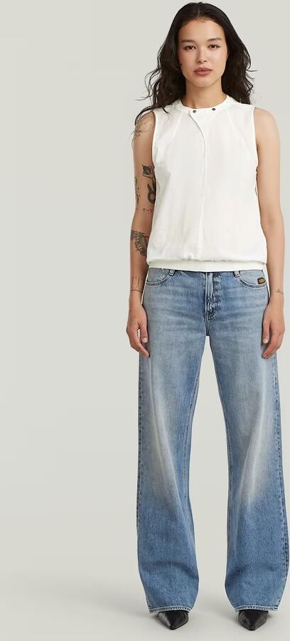 G-Star RAW Sleeveless Top Wit Dames - Foto 7