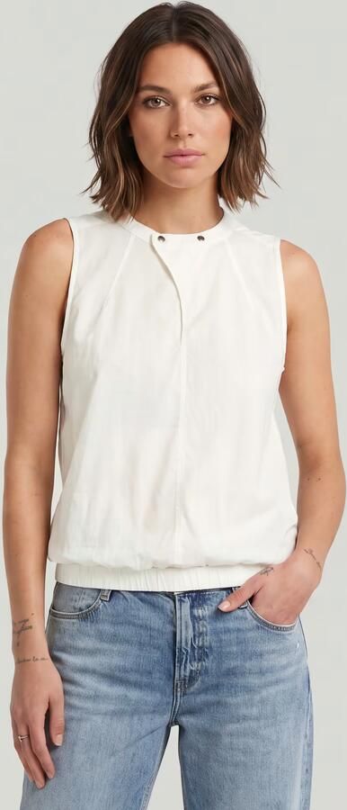 G-Star RAW Sleeveless Top Wit Dames - Foto 5