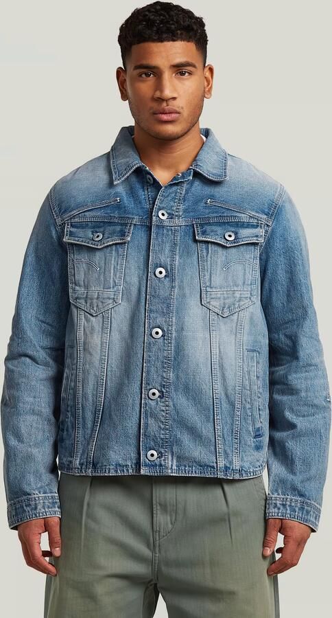 G-Star RAW Slim 3D Dart Jack Midden blauw Heren