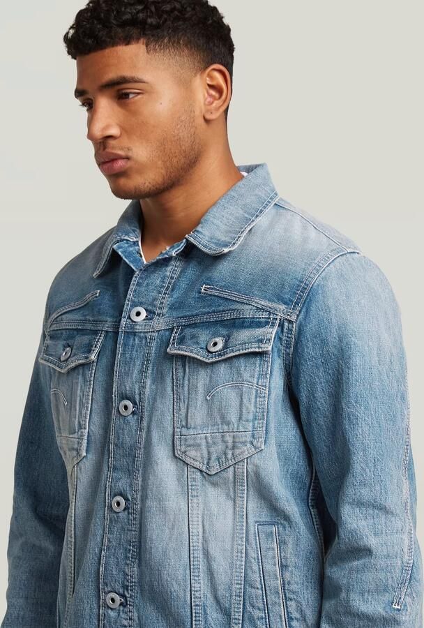 G-Star RAW Slim 3D Dart Jack Midden blauw Heren - Foto 3