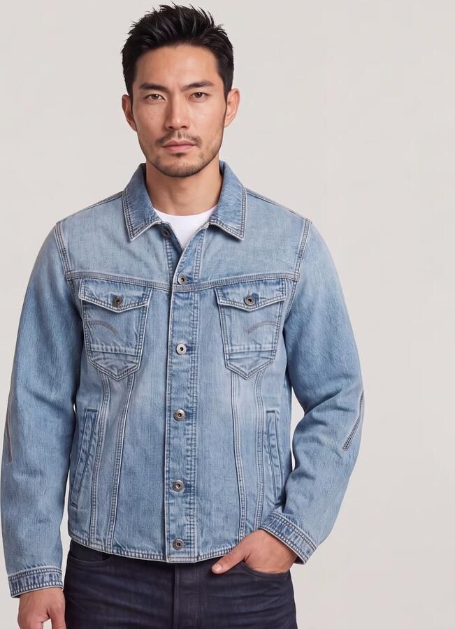 G-Star RAW Slim 3D Dart Jack Midden blauw Heren - Foto 6