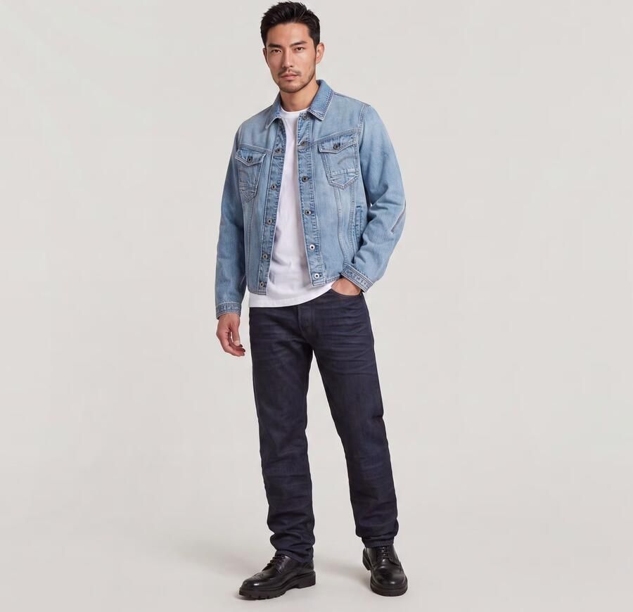 G-Star RAW Slim 3D Dart Jack Midden blauw Heren - Foto 4
