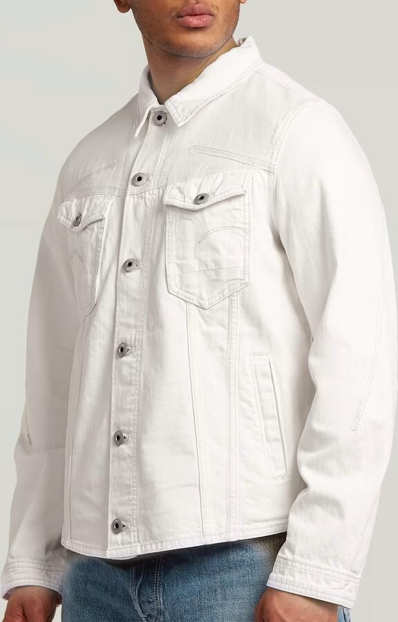 G-Star RAW Slim 3D Dart Jack Wit Heren - Foto 4