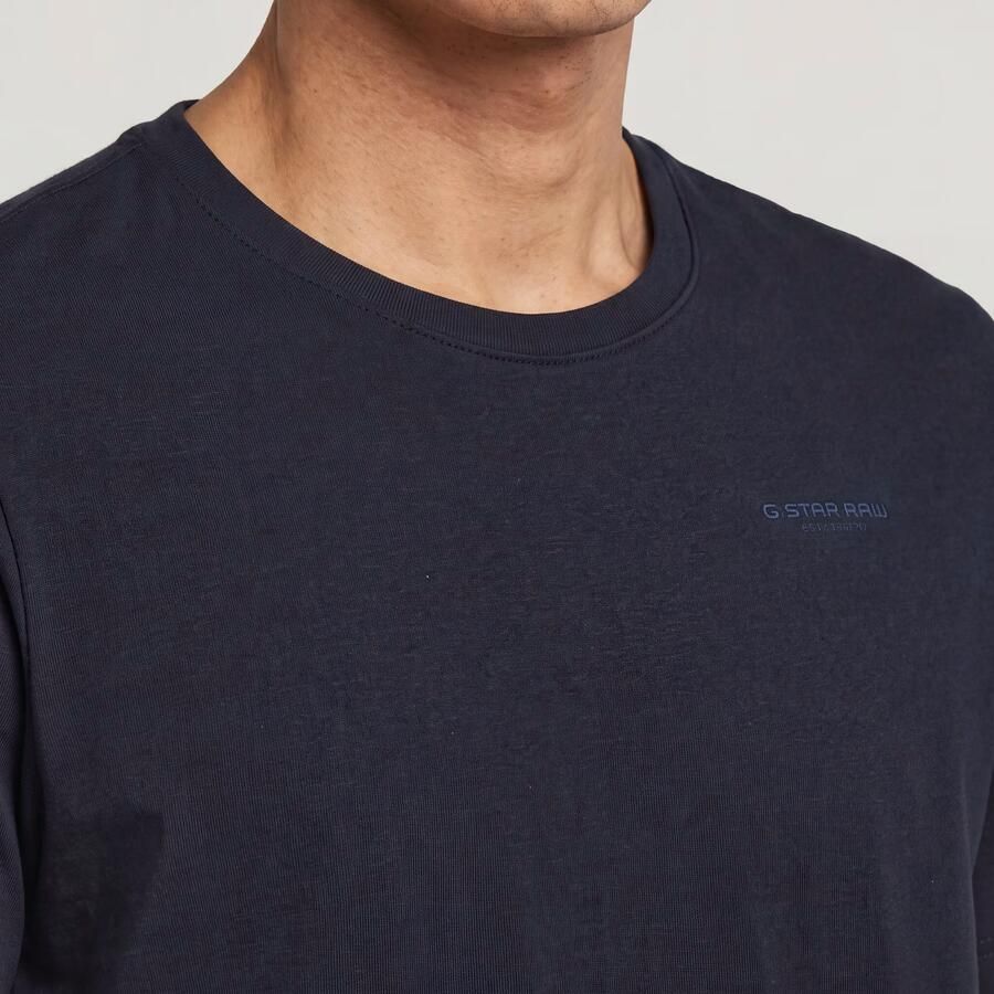 G-STAR RAW Heren Polo's & T-shirts Slim Base R T S s Donkerblauw - Foto 7