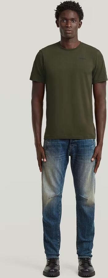 G-STAR RAW Heren Polo's & T-shirts Slim Base R T S\s Donkergroen - Foto 12
