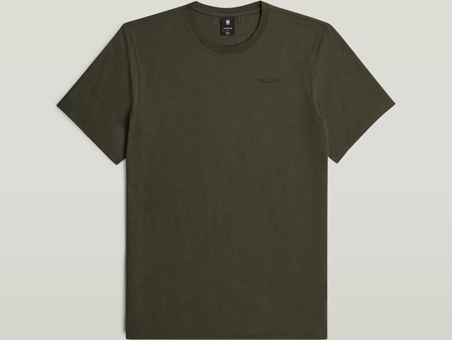 G-STAR RAW Heren Polo's & T-shirts Slim Base R T S\s Donkergroen - Foto 10