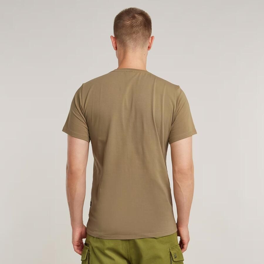 G-STAR RAW Heren Polo's & T-shirts Slim Base R T S s Khaki - Foto 8