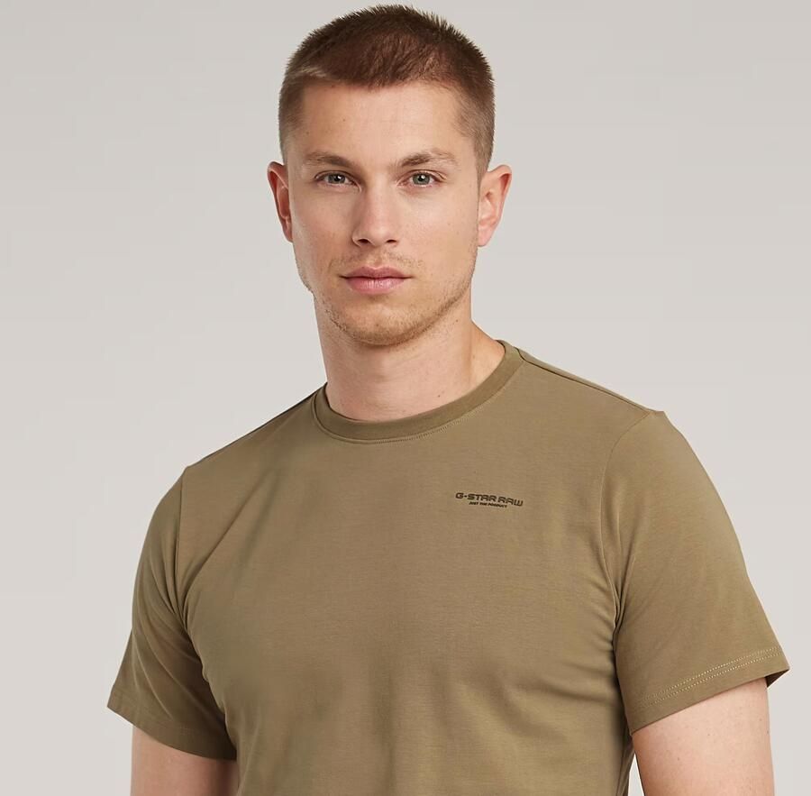 G-STAR RAW Heren Polo's & T-shirts Slim Base R T S s Khaki - Foto 12