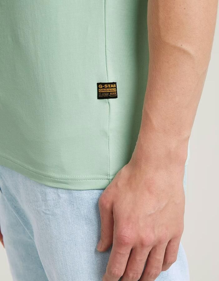G-STAR RAW Heren Polo's & T-shirts Slim Base R T S s Groen - Foto 10