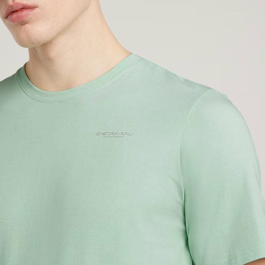 G-STAR RAW Heren Polo's & T-shirts Slim Base R T S s Groen - Foto 7