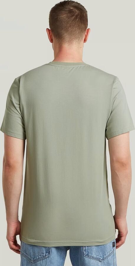 G-Star RAW Slim Base T-Shirt Groen Heren - Foto 7