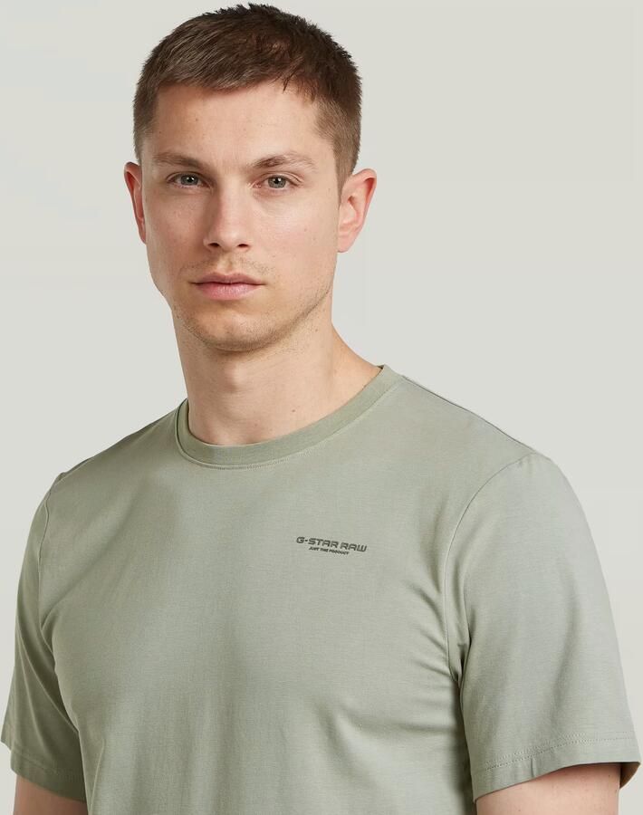 G-Star RAW Slim Base T-Shirt Groen Heren - Foto 5